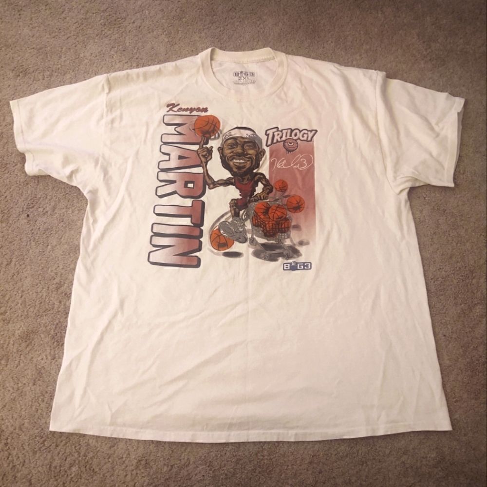 BIG3 Basketball Trilogy Kenyon Martin Graphic T-shirt Men's Size 2XL PRE-OWNED